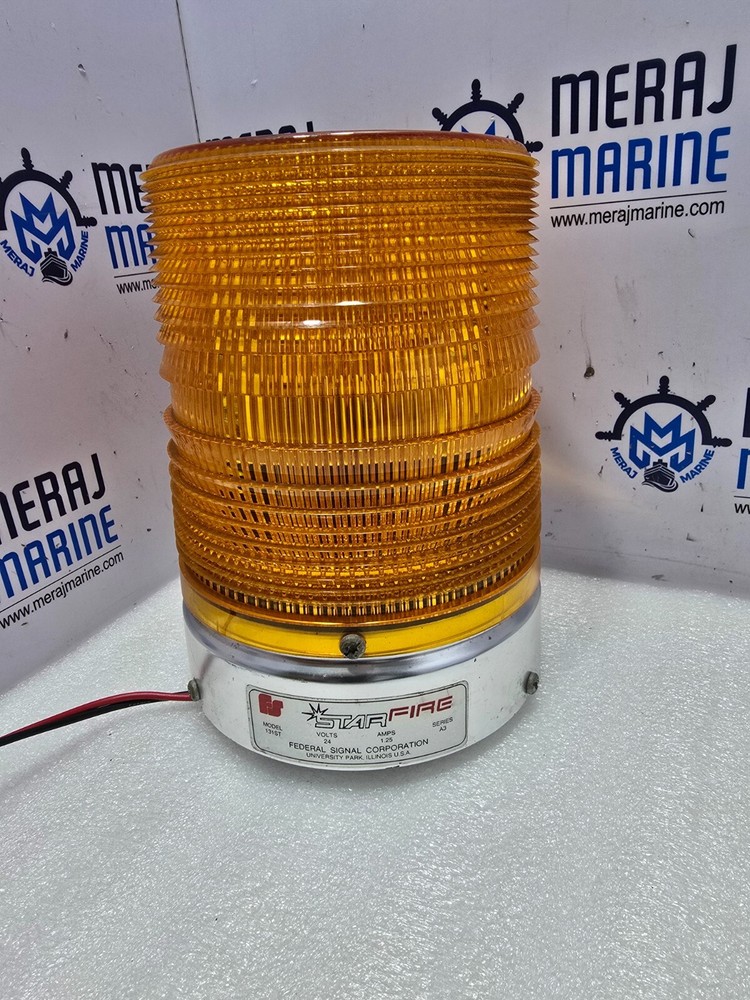 Federal Signal 131ST Amber Strobe Light 24V 1.25Amps Series A3