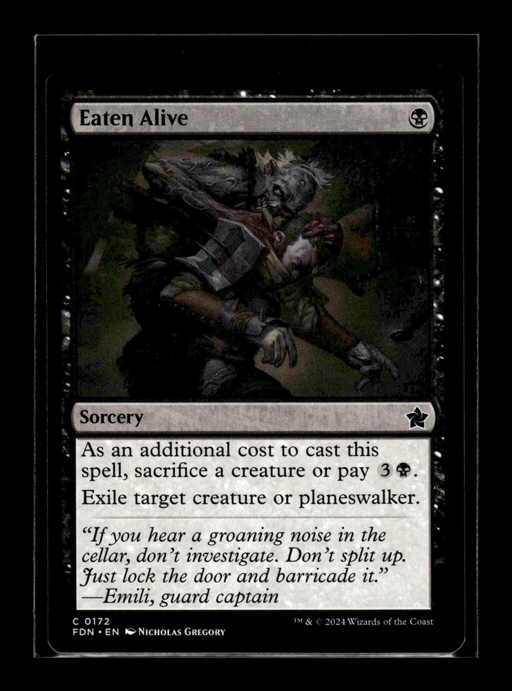 MTG Eaten Alive Foundations #172 NM+ Mint Condition