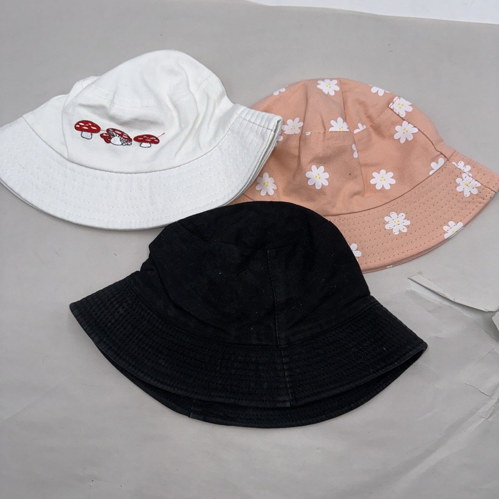 Bucket Hat Lot Girls Youth Size