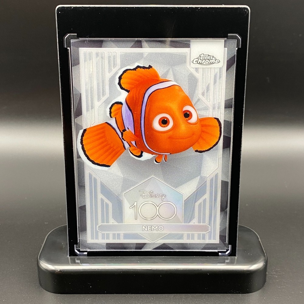 Finding Nemo Display Collectible Gift Disney 100 Topps Chrome Card Mickey Mouse