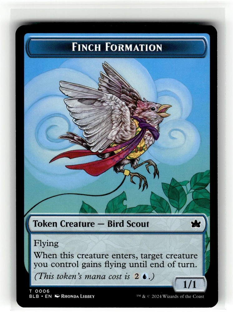 FINCH FORMATION TOKEN Bloomburrow #6 BLB(NM+)(MTG)