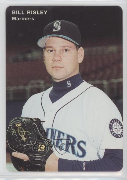 1995 Mother's Cookies Seattle Mariners Stadium Giveaway Bill Risley #27