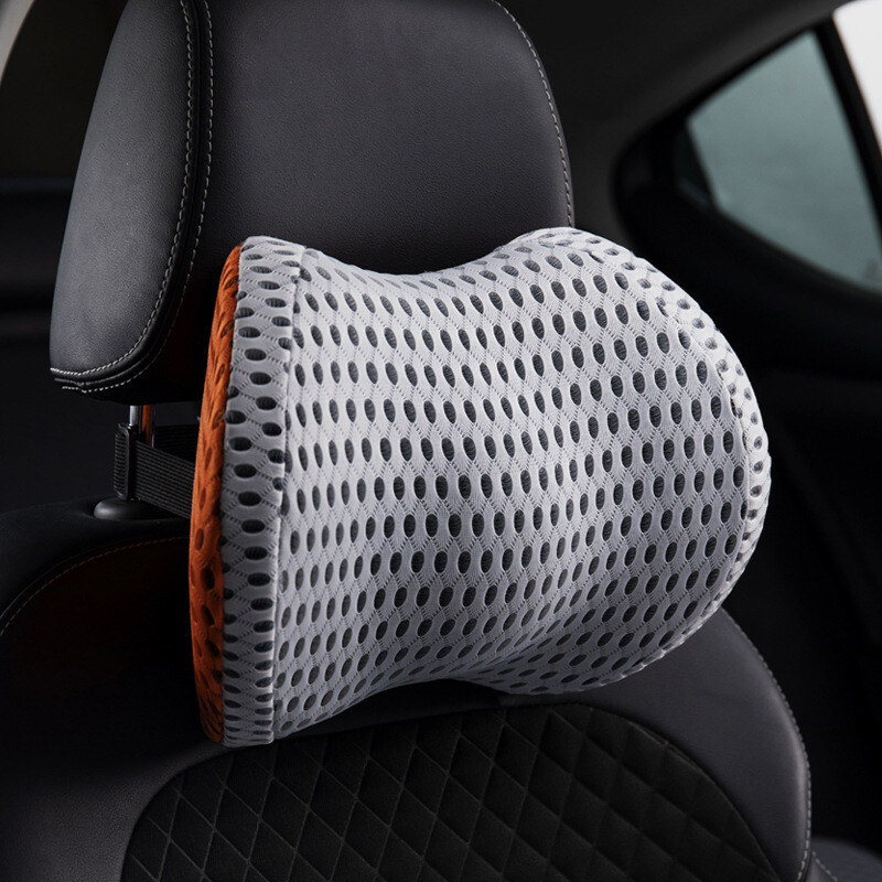 Car Seat Headrest Pillow Neck Support Cushion Pad Soft Memory Foam Breathable