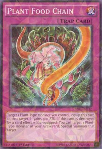 Plant Food Chain BP03-EN212 Shatterfoil 1st Edition x3 Near Mint Trading Card Game Collectible