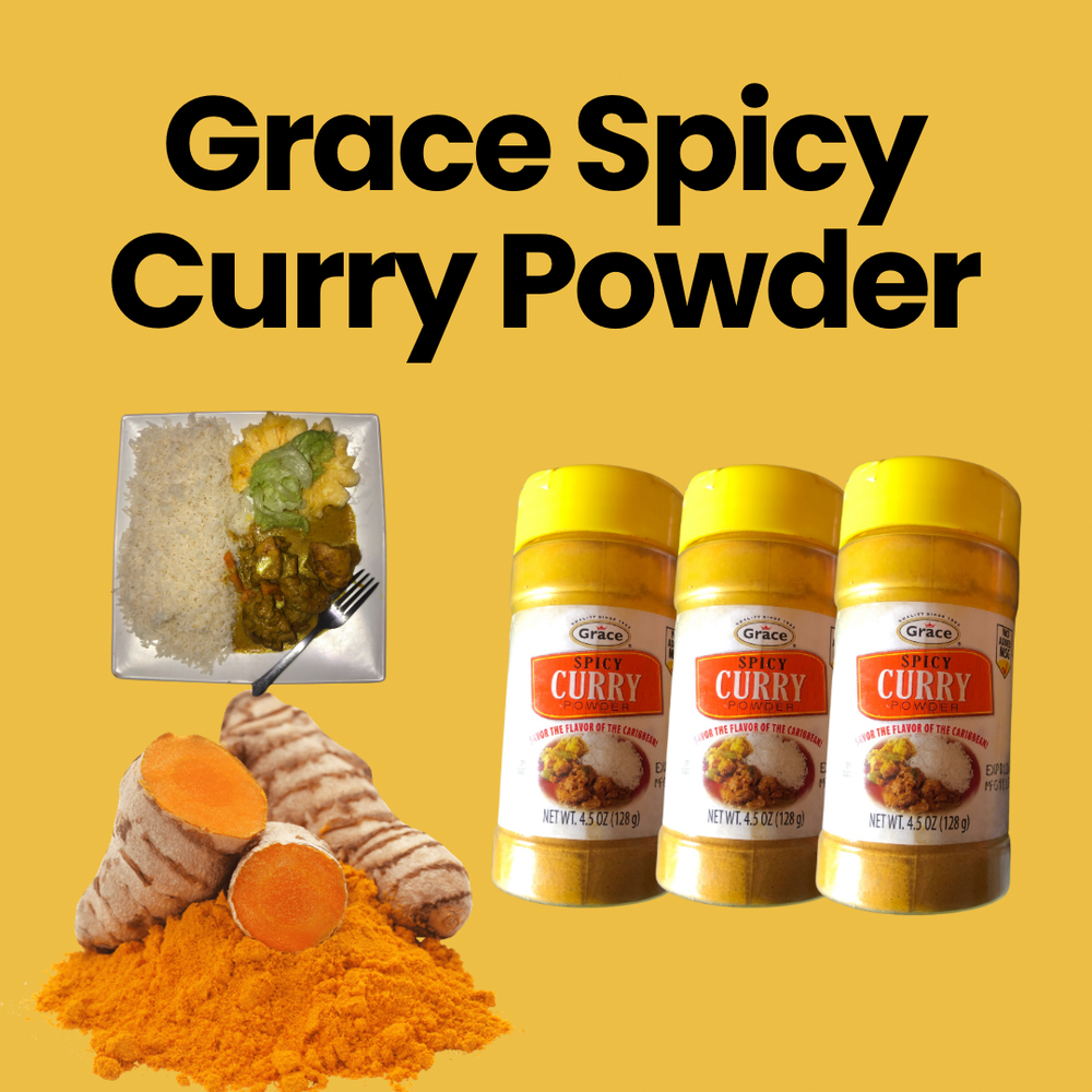Grace Spicy Curry Powder 3-Pack for Bold Flavor