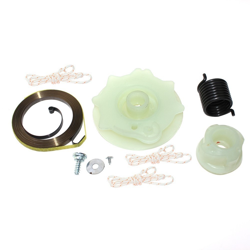 Recoil Starter Pulley Spring Rope For  Craftsman 358381600 Poulan P3314 P3416