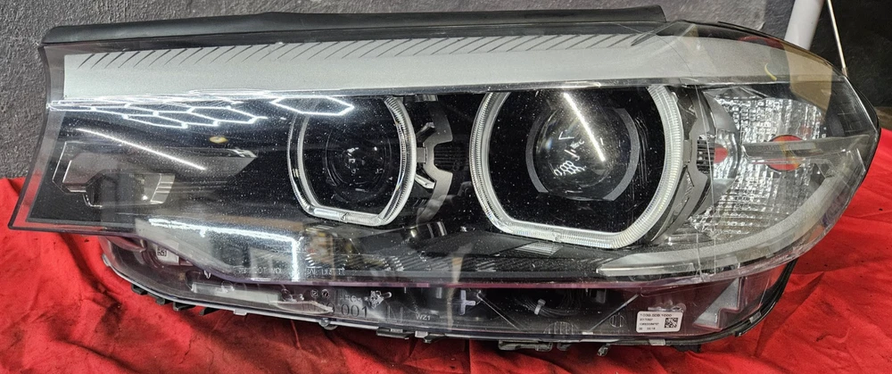 Non-Adaptive Left LED Headlight for 17-19 BMW 5 Series G30 OEM Complete