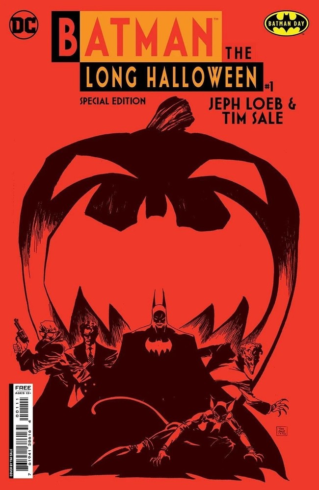 Batman Comic 1 Long Halloween Special Edition Cover A 2024 Jeph Loeb Tim Sale DC