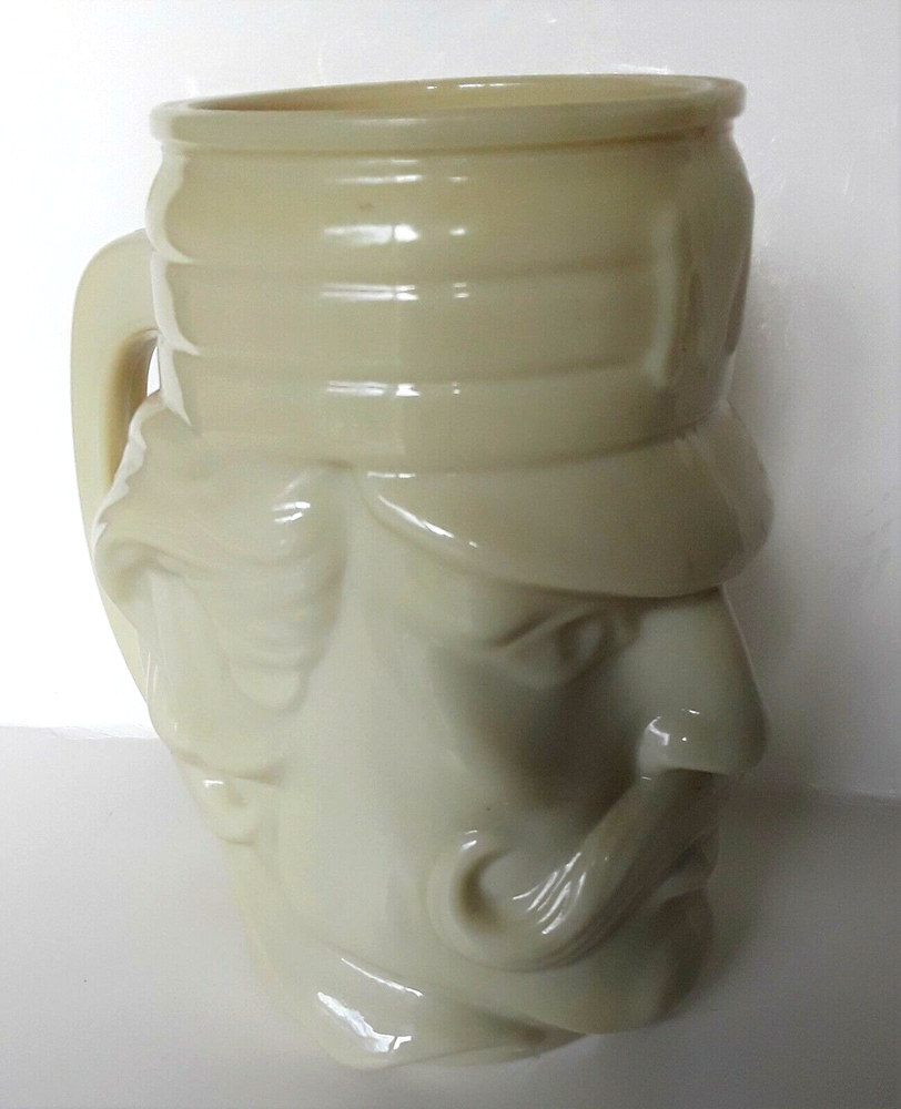 Avon Casey at Bat Mustache Mug Stein Mudville Baseball Cream 1980