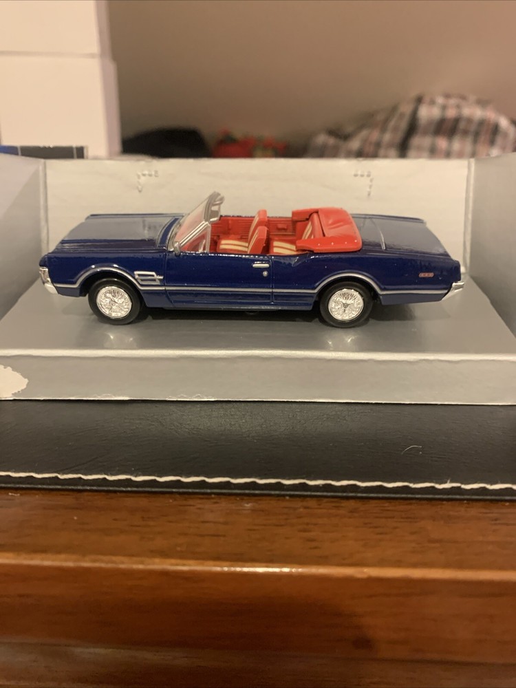 New Ray Dickie Oldsmobile 442 Cabrio, Metallic Blue - Mint Condition