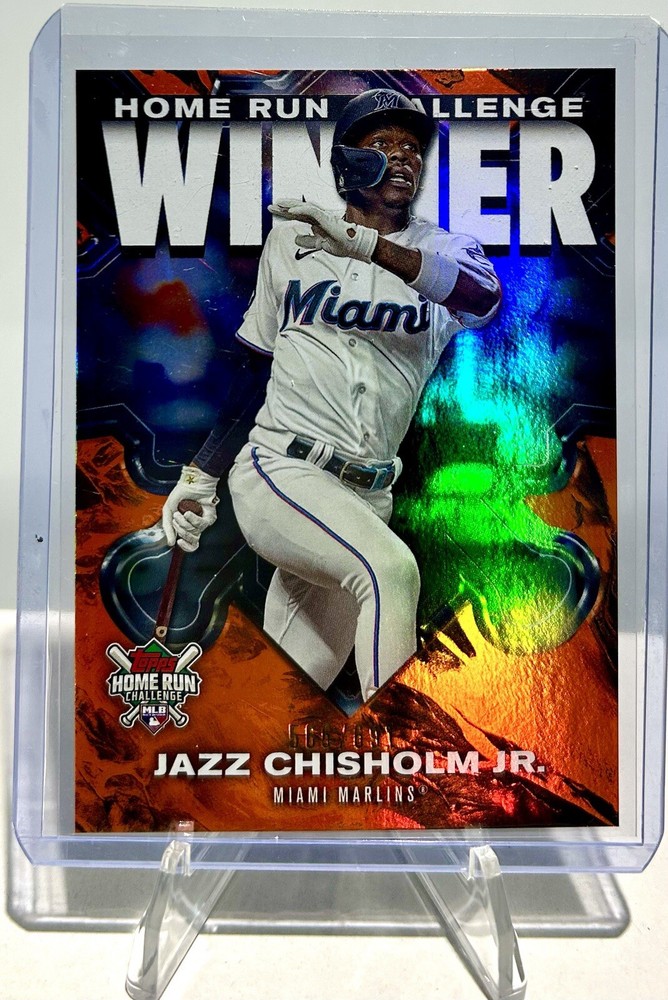 2024 Home Run Challenge September Winner Jazz Chisholm /691 Marlins Yanks
