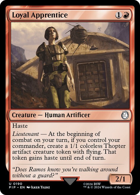 Loyal Apprentice [Universes Beyond: Fallout] MTG