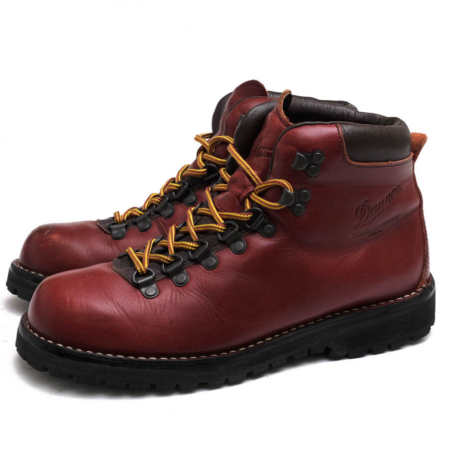 Danner Mountain OLLALIE 3 Cowhide Boots Red Brown US8 Men's Hiking Shoes