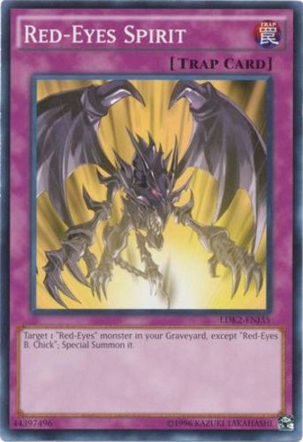 Red-Eyes Spirit Common Yugioh LDK2-ENJ35 Near Mint Unlimited Edition