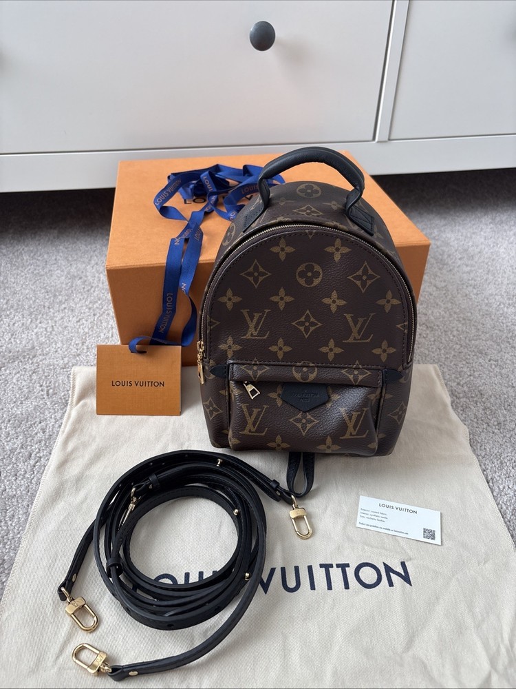 Louis Vuitton Palm Springs Backpack Mini Brown Canvas
