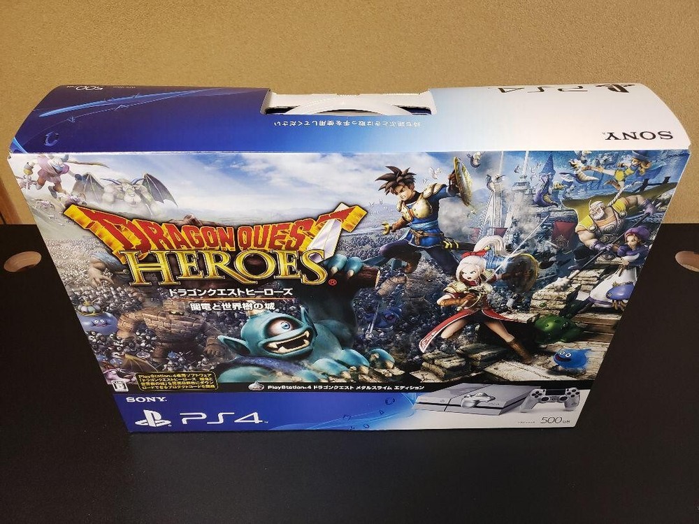 Limited Edition PlayStation 4 Dragon Quest Metal Slime CUHJ-10006 PS4 Console