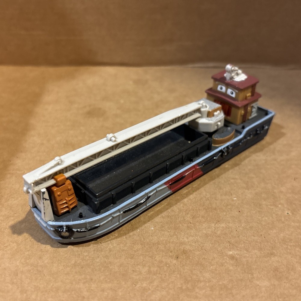 1989 ERTL Diecast Theodore Tugboat Series -  Shelburne Boat Container Ship Barge