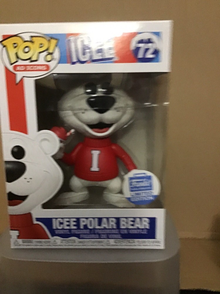 NEW FUNKO POP ICEE POLAR BEAR AD ICONS #72 CYBER MONDAY LIMITED SHOP EXCLUSIVE-image