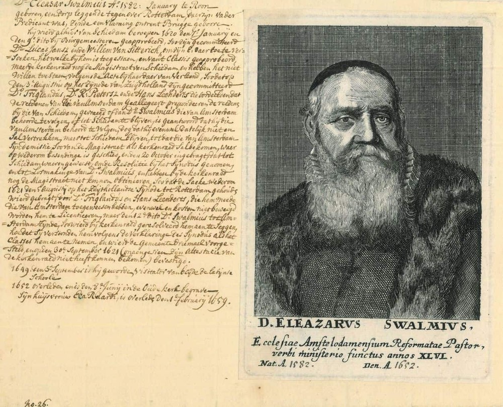 Portrait of Eleazar Swalmius (1582-1652)