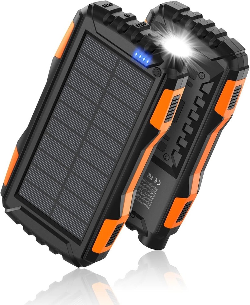 Power-Bank-Solar-Charger - 42800mAh ポータブル充電器 太陽光発電銀行