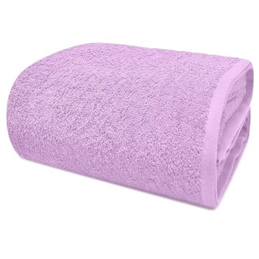 100% Cotton Premium Bath Sheets – 550 GSM (40x80 Bath Sheet (PK 1) Lavender