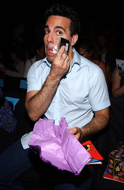 Mario Cantone at Mercedes Benz Fashion Week Spring Collections 200- Old Photo 1