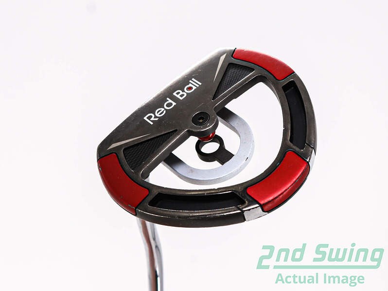 Odyssey O-Works Red Slight Arc Left-Handed Putter 35in Steel Shaft