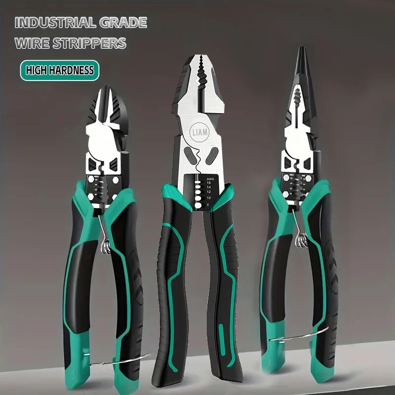 Heavy Duty Alloy Wire Cutters with Diagonal Needle Nose for Precision Hardware Work