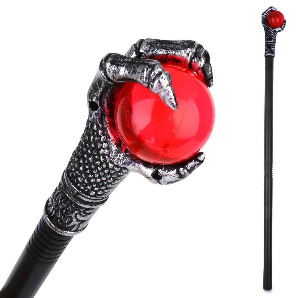 Halloween Walking Cane Wizard Staff Maleficent Staff for and Adults, Hallowee...