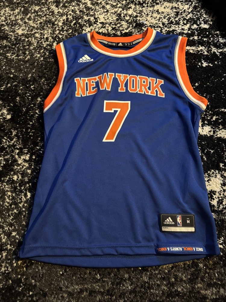 Carmelo Anthony #7 New York Knicks adidas NBA Basketball Jersey (Youth Medium)