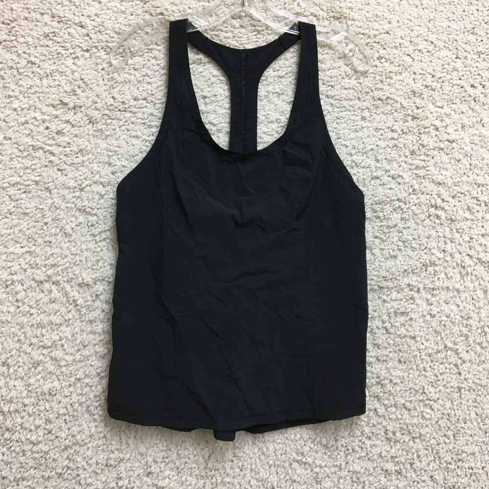 Lululemon Tank Top Shirt Small Adult Black Racerback Sleeveless Athletic Women S