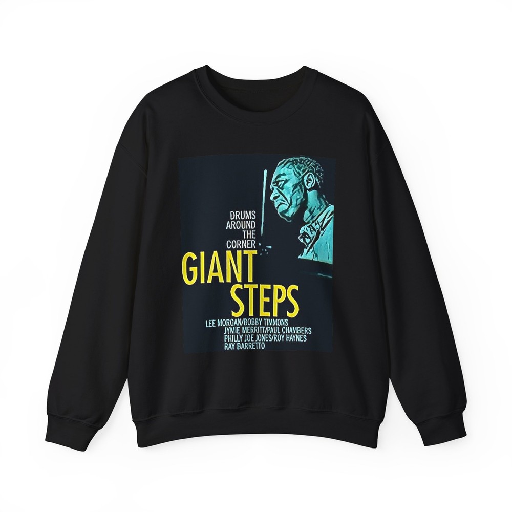 Coltrane Giant Steps Graphic Print LS Art Unisex Heavy Blend Crewneck Sweatshirt