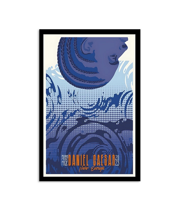 Daniel Caesar Never Enough 2023 Tour Event Poster