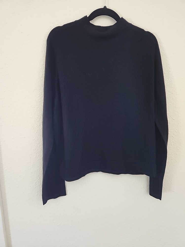 Woman's Vince black Mock neck long sleeve wool And cashmere size XXL