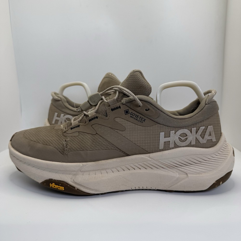 Hoka One One Transport Gore-Tex Vibram Women’s Shoes Size 7B Dune Eggnog