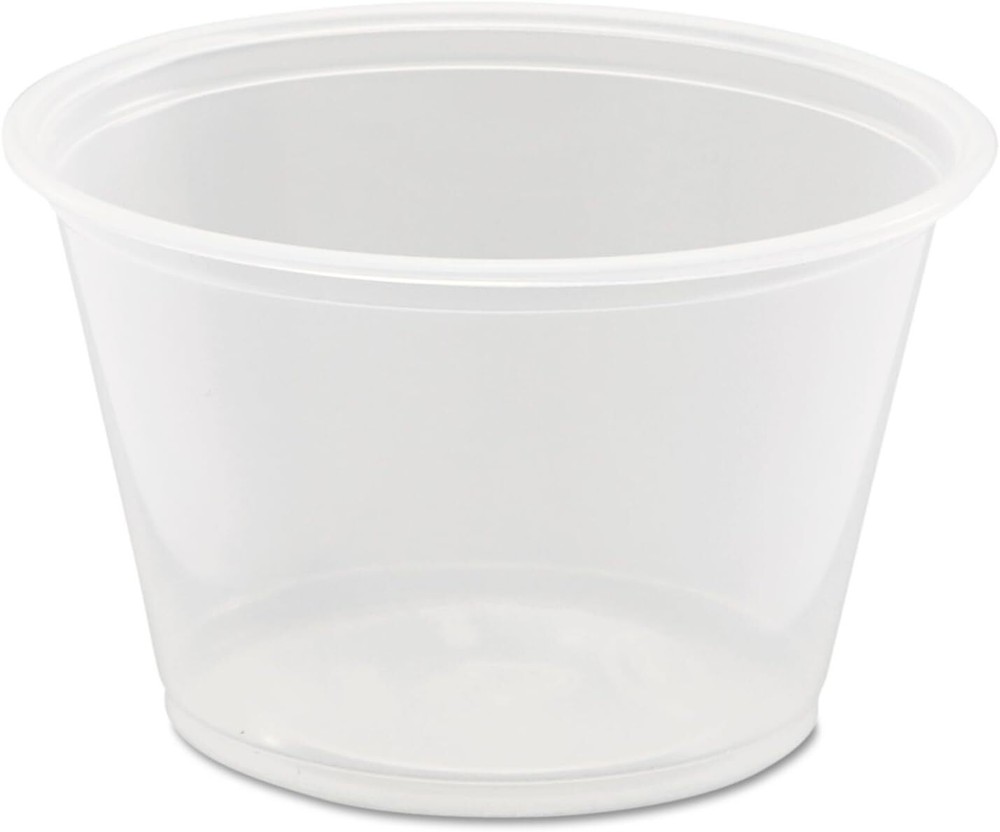 Conex Complements Portion/Medicine Cups, 4oz, Clear, 125/Bag, 20 Bags/Carton