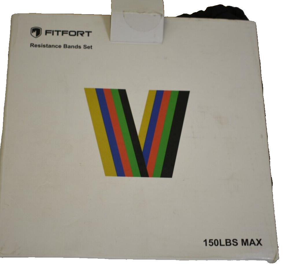 FITFORT Resistance Bands Set – Stackable up to 150 lbs, NEW