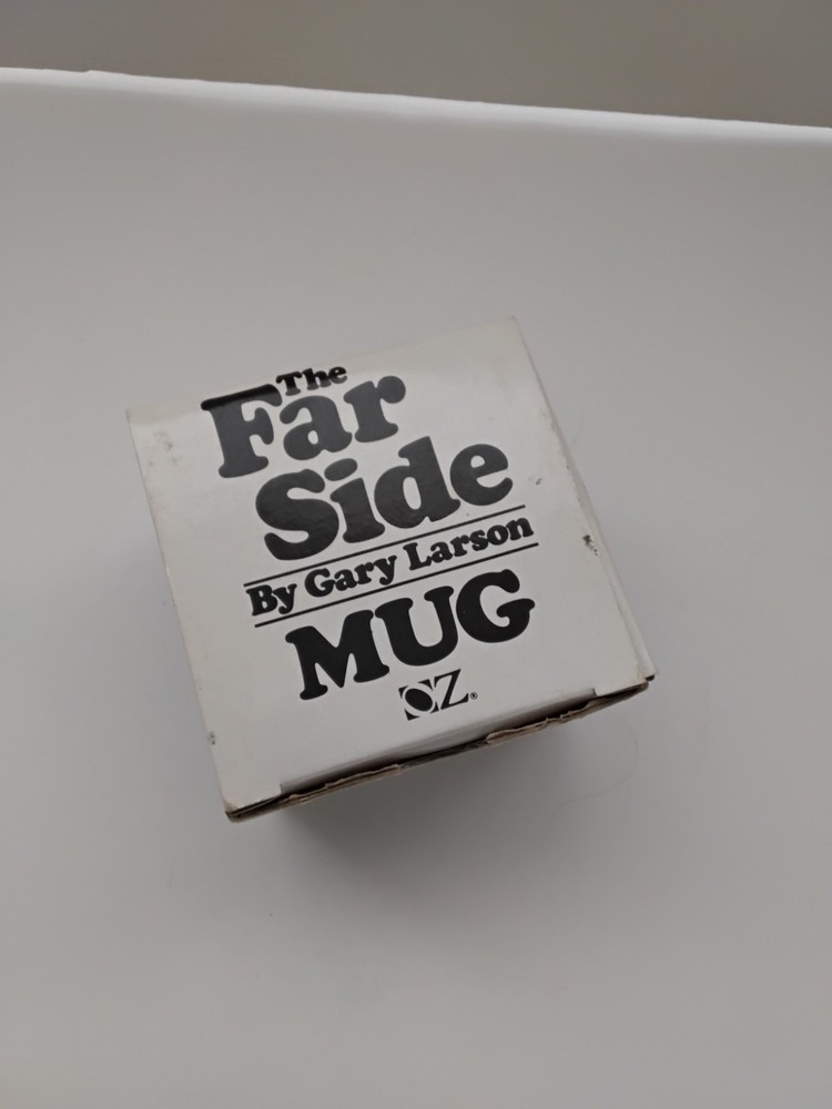 Gary Larson The Far Side Vintage 1982 Cat & Chocolate Humor Coffee Mug