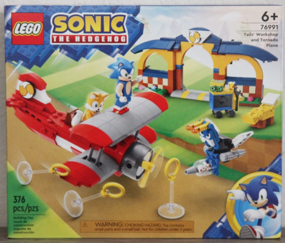 LEGO 76991 Sonic Tails' Workshop and Tornado Plane Retired New Sealed