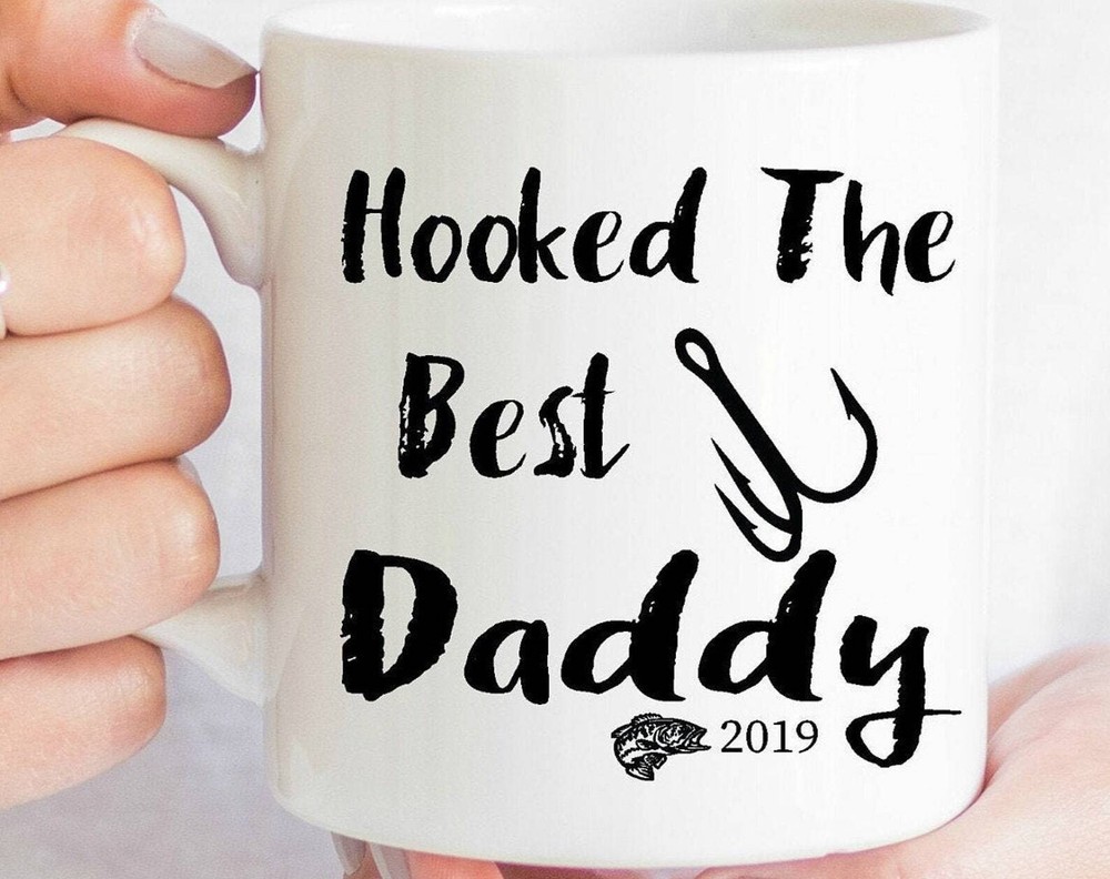 Hooked The Best Daddy Mug Step Dad Mug Father's Day Mug Gift For Dad Mug For Dad