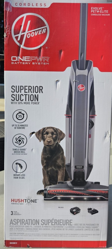 HOOVER BH53801V ONEPWR Evolve Pet Elite Kit Bagless Cordless Lightweight