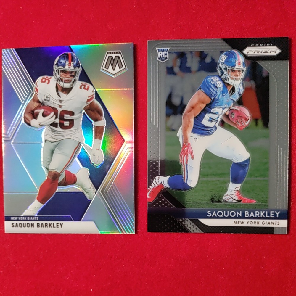 Saquon Barkley Prizm Rookie , Mosaic  Prizm