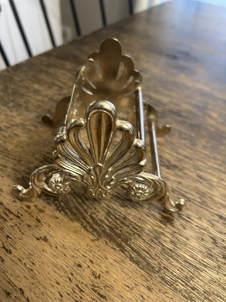 Vintage Buffet Silverplate Utensil Caddy Silverware Holder