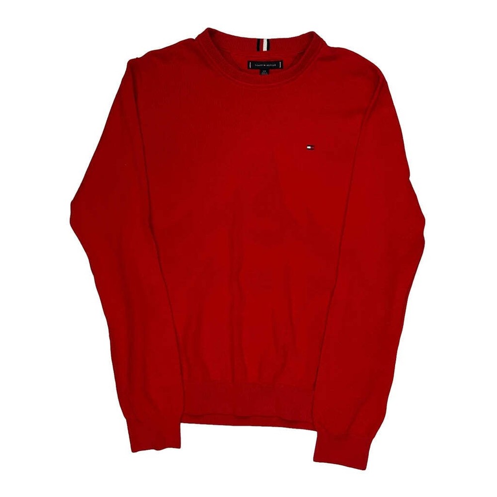 Tommy Hilfiger Sweater - Large Red Cotton