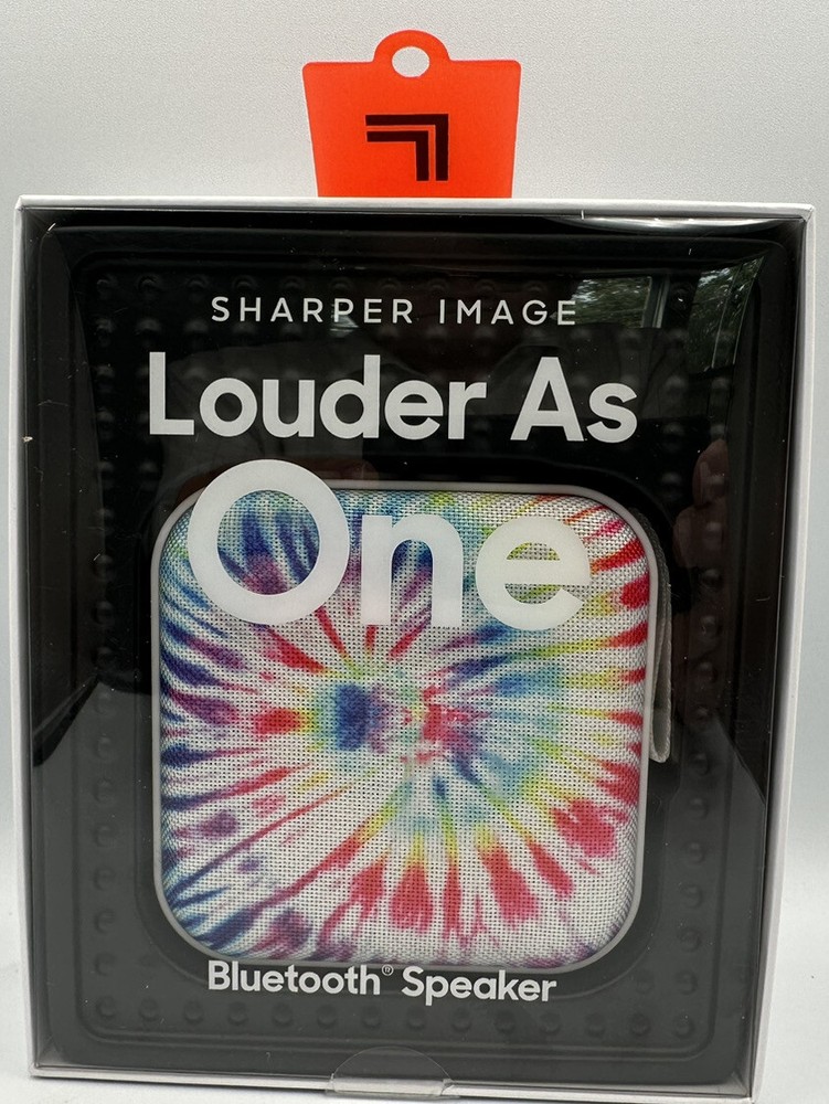 Sharper Image Bluetooth Speaker Louder As One Rechargeable W/ Cord (Brand New)