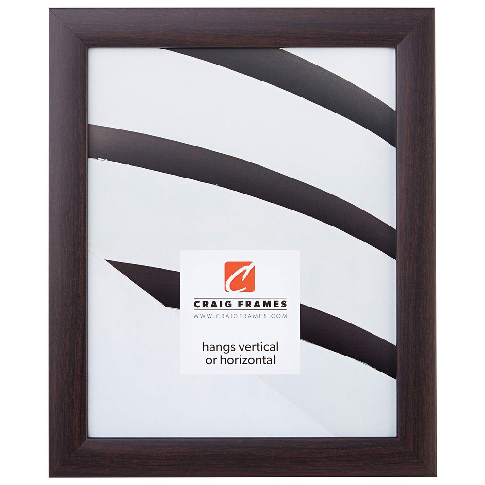 Elegant 22 x 28 Inch Contemporary Picture Frame in Brazilian Walnut Brown