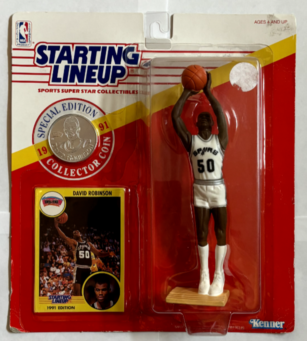 1991 David Robinson Starting Lineup Special Edition NIP S M P NSE