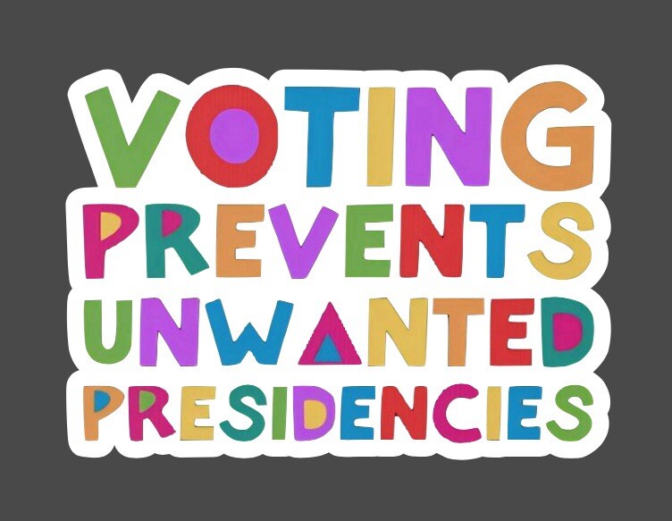 Sticker - Harris Walz Ticket 2024 Vote Like Your Life Is On The Line! President