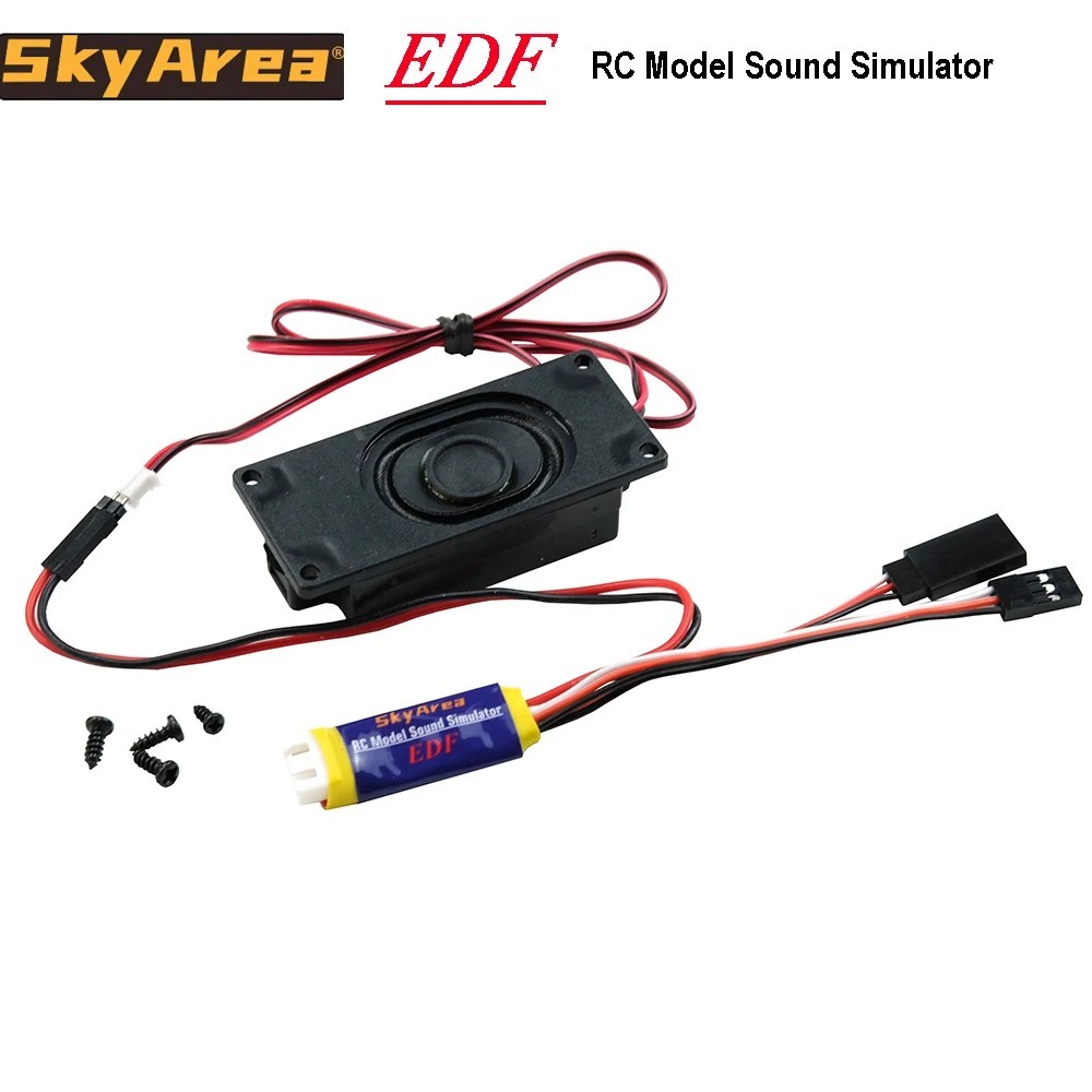 RC Airplane Sound Module EDF Engine Simulation 3W Speaker for Fuel Fixwing Plane