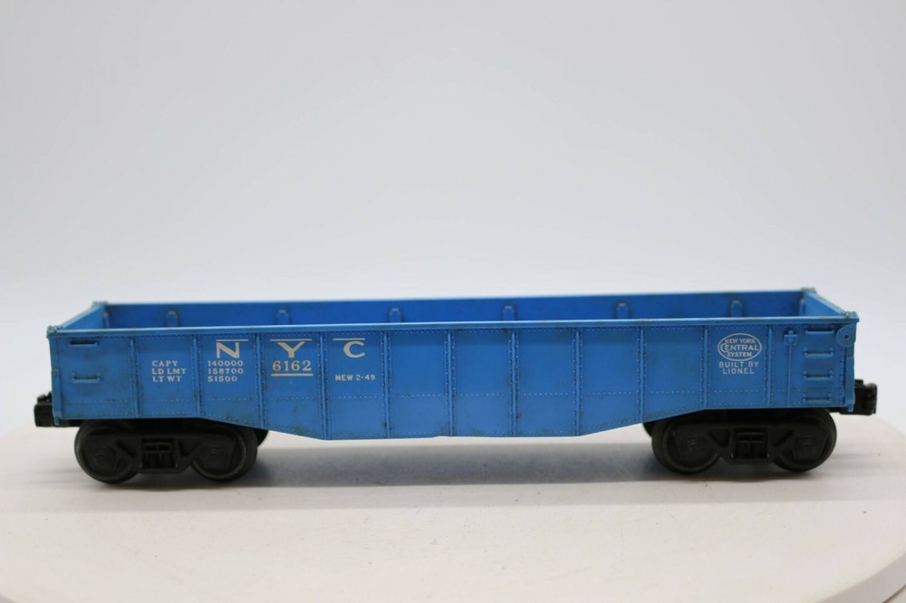 Vintage O Scale Lionel NYC Railroad Car 6162 New York Central 1:48 Gauge Model Train